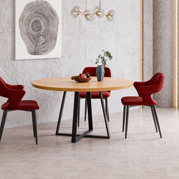 [en.casa] Stalen onderstel Kemijärvi tafelpoot 72x80x80 cm z, Verzenden, Nieuw