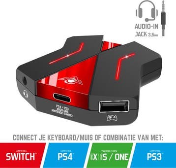 Spirit of Gamer Converter 2 – Converter muis – Geschikt voor, Verzenden, Nieuw