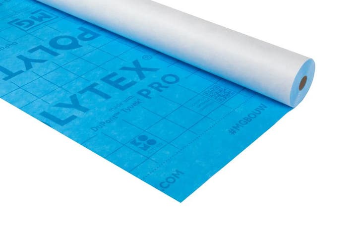 Polytex Pro Plus damp-open folie 1.50x50mÂ¹ (=75 mÂ²), Doe-het-zelf en Verbouw, Isolatie en Afdichting, Minder dan 4 cm, 15 m² of meer