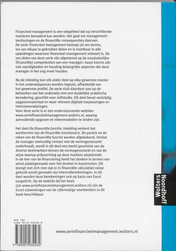 De financiele functie Inleiding / Financieel management, Verzenden, Gelezen, A. Heezen
