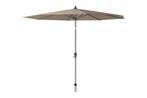 Platinum Riva parasol 3 m. Taupe, Tuin en Terras, Parasols, Verzenden, Nieuw, Stokparasol, Kantelbaar