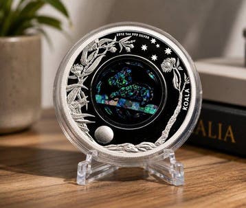 Australië. 1 Dollar 2012, Opal Series “The Koala”, 1 Oz