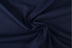 Katoen Uni Poplin Navy, Nieuw