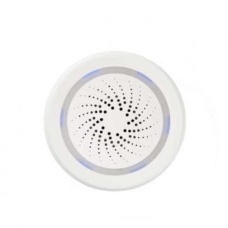 Slimme sirene | Nedis SmartLife (Wifi, 85dB, 8 tonen, led), Doe-het-zelf en Verbouw, Alarmsystemen, Nieuw, Verzenden