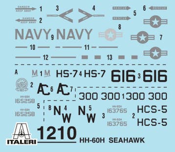 HH-60H SeaHawk Combat Rescue Helicopter, Hobby en Vrije tijd, Modelbouw | Vliegtuigen en Helikopters, Verzenden, Nieuw