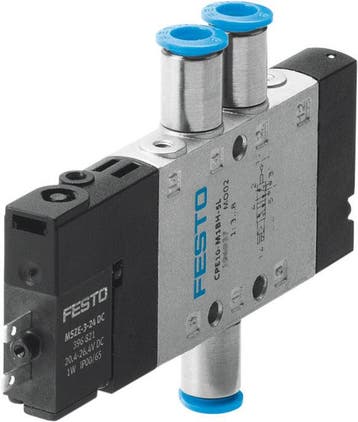 Festo 5/2 Monostabiel Lucht Magneetventiel QS-4 180L/Min -, Verzenden, Nieuw