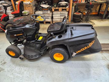 Mc Culloch M125-97TC middenmaaier 97 cm. met opvangbak, Ophalen, Gebruikt, Elektrische starter, 90 tot 120 cm
