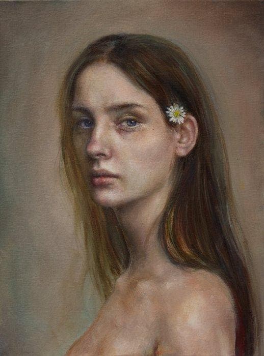 Barbara Bartolomei - Margherita, Antiek en Kunst, Kunst | Schilderijen | Modern