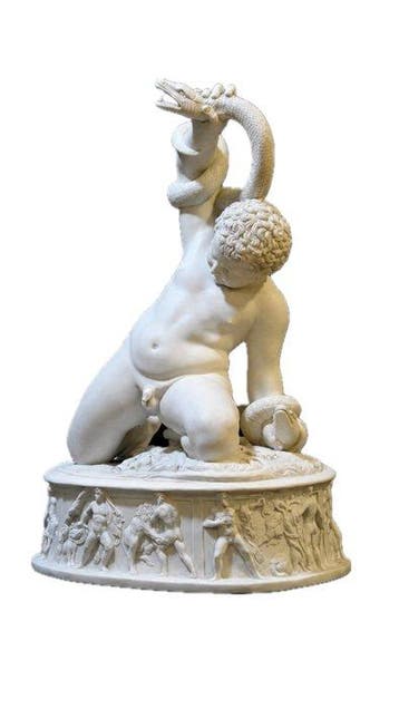 Replica van een oude Romein Marmer - handgesculpteerd -