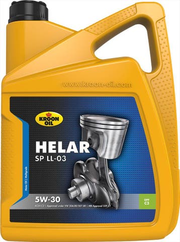 Kroon oil HELAR SP 5W 30 LL03 5 Liter, Auto diversen, Onderhoudsmiddelen, Ophalen of Verzenden