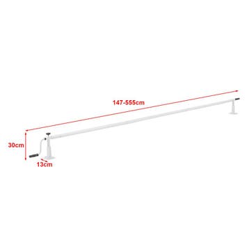 Oprolsysteem Oliveti zwembad afdekzeil 147-555 cm met 8 span, Tuin en Terras, Zwembad-toebehoren, Verzenden, Nieuw