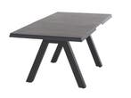 Tuintafel Lessina Uitschuifbaar 200-260 x 100 cm - Antraciet, Tuin en Terras, Tuintafels, Ophalen of Verzenden, Nieuw