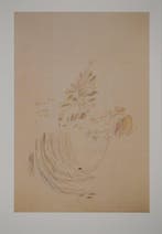 Ct TWOMBLY (1928-2011) - Scarabocchio, Antiek en Kunst