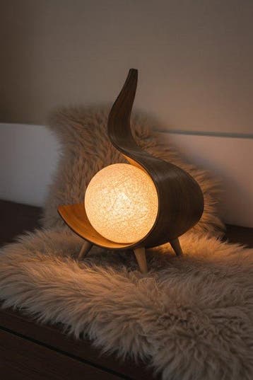 Nordic modernism - Lamp - Hout