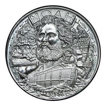 Mason Mint - Noah Ark - 1 oz Zilver Round, Verzenden, Munten