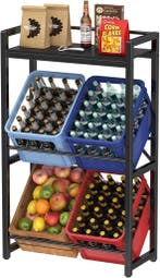 Metaal Drankenkast 32x70x117 | Tweedekansje | OP=OP, Huis en Inrichting, Ophalen of Verzenden, Nieuw