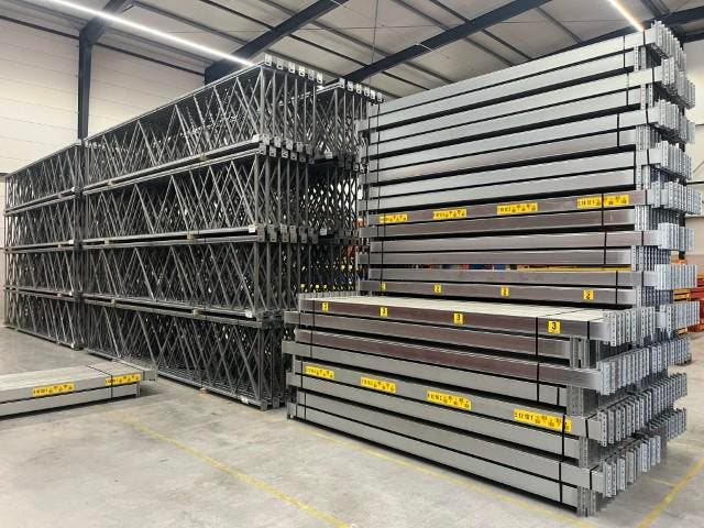 Dexion P90 zware Palletstellingen Verzinkt (gebruikt), Zakelijke goederen, Kantoor en Winkelinrichting | Magazijn, Stelling en Opslag