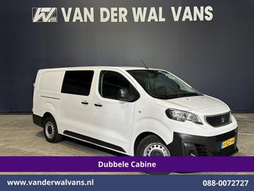 Peugeot Expert | 2.0 BlueHDI 123pk L3H1 Dubbele Cabine Euro6, Gebruikt, Euro 6, Wit, Onderhoudsboekje
