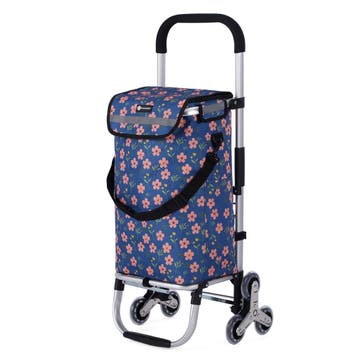 Packaway 40 Liter Boodschappentrolley Met Trapwielen - BLOEM, Verzenden, Nieuw