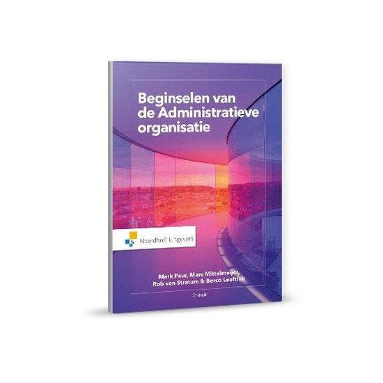 Boek Beginselen van de Administratieve organisatie 978900187, Boeken, Overige Boeken, Zo goed als nieuw, Verzenden