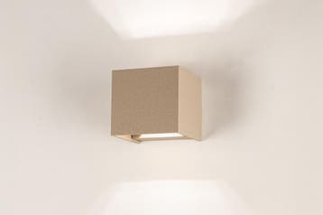 Rietveld Wandlampen - Taupe - Metaal, Aluminium, Verzenden, Nieuw