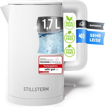 Waterkoker met temperatuurregeling - RVS - 1,7L - 2200W - Wi, Verzenden, Zo goed als nieuw