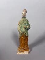 Oud-Chinees, Ming-dynastie Terracotta Dienaar Mingqi - 21 cm