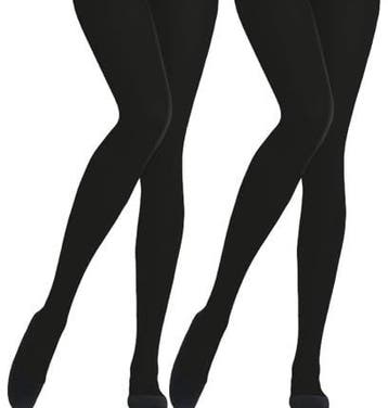 Panty - 2-Pack - Blikdicht - 60 Denier - Zwart, Verzenden, Nieuw