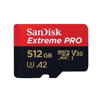 SanDisk Extreme Pro MicroSDXC 512GB 200MB/s A2 V30 + SD, Ophalen of Verzenden, Nieuw, Overige typen, Overige merken