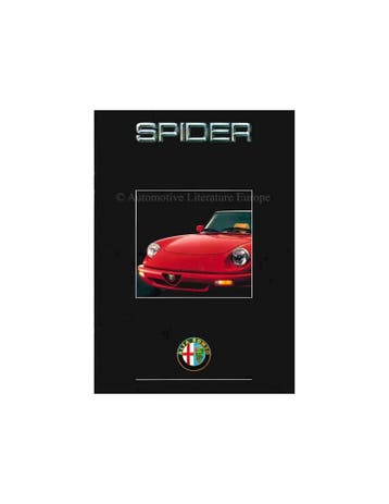 1992 ALFA ROMEO SPIDER BROCHURE ITALIAANS, Nieuw, Alfa Romeo, Author