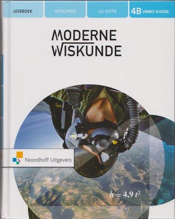 Moderne Wiskunde 12e ed vmbo k 4b leerboek 9789001885236, Zo goed als nieuw