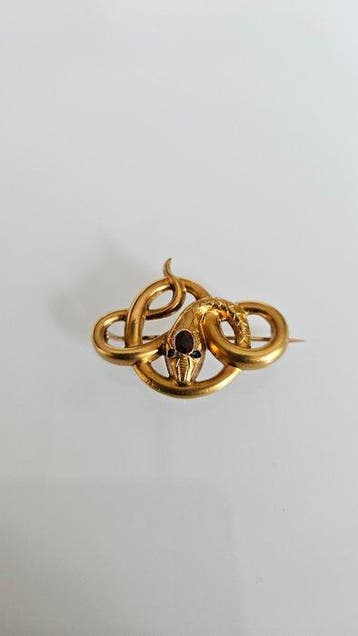 Broche - 18 karaat Geel goud