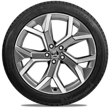Winterset | 20 inch Vision Q | Kodiaq | ŠKODA | Origineel, Auto-onderdelen, Banden en Velgen, Banden en Velgen, Nieuw, 235 mm