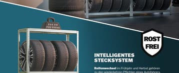 Bandenrek 180x120x40cm gegalvaniseerd 795kg (Auto-Fiets), Verzenden, Nieuw