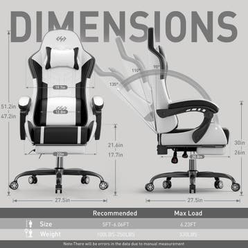 Ergonomische Bureaustoel -  Office Chair - Gamestoel - Volwa, Verzenden, Zo goed als nieuw