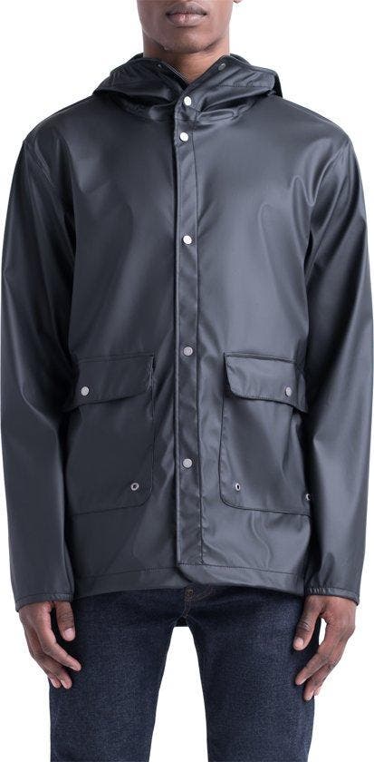Herschel Supply Co. Parka Heren Regenjas M - Black, Fietsen en Brommers, Fietsaccessoires | Fietskleding, Verzenden