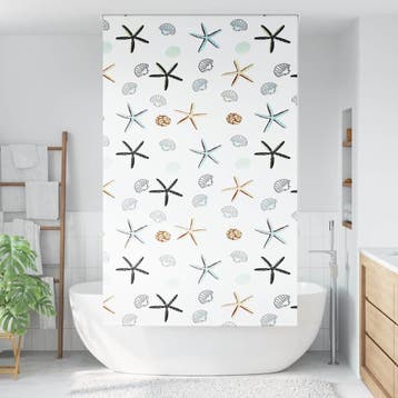 vidaXL Doucherolgordijn 140x240 cm stofbreedte 136 cm, Verzenden, Nieuw