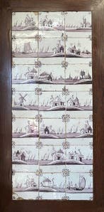 Tegel (21) - 1750-1800 - 21 Oud Hollandsche tegels