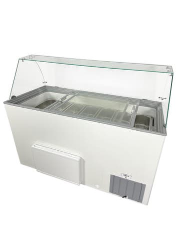 Schepijsvitrine met 8 ijsbakken | 118x72x123 cm, Verzenden, Nieuw in verpakking