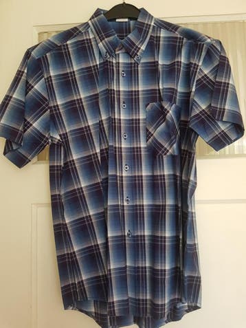 Warrior Clothing, Blue Button Down., Verzenden, Nieuw