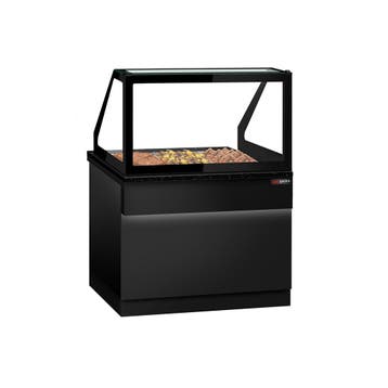 GGM Gastro | Warm buffet TORONTO - 1250mm - zwart front - |, Verzenden, Nieuw in verpakking