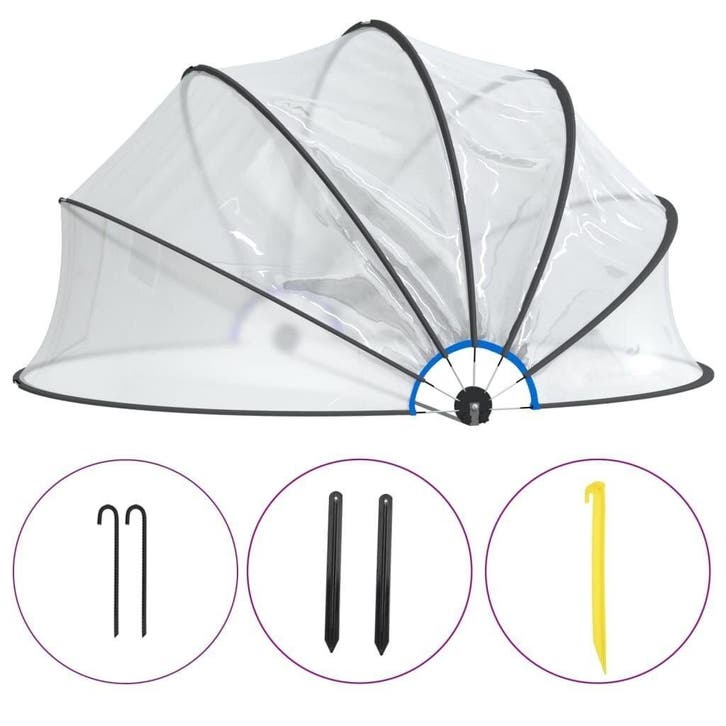 Zwembadoverkapping 500x250cm | retourdeal 61% korting, Tuin en Terras, Zwembad-toebehoren, Nieuw, Afdekzeil, Ophalen of Verzenden