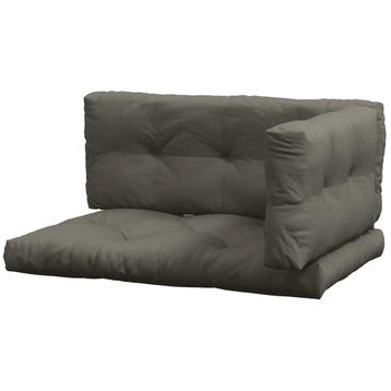 3-zits Palletkussen 120cm X 80cm X 12cm Bankkussen Met UV-be, Verzenden, Nieuw