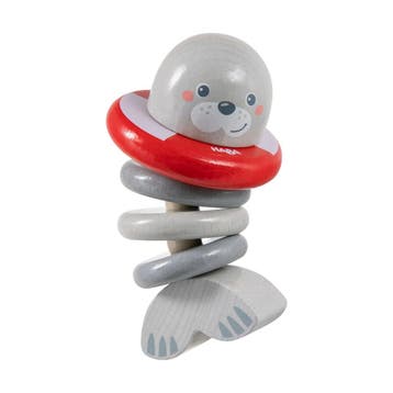 Haba rammelaar zeehond baby speelgo van €9,99 voor €5,00, Ophalen of Verzenden, Nieuw