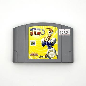 Earthworm Jim 3D - Nintendo 64 N64 - PAL EUR - Cartridge On…, Ophalen of Verzenden, Zo goed als nieuw