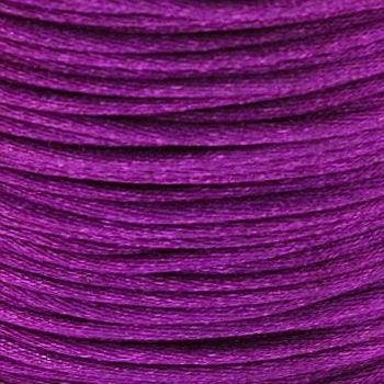 2 meter Macramé Satijndraad 1mm Purple (Macramé koord), Ophalen of Verzenden, Nieuw, Draad