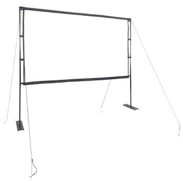 vidaXL Projectiescherm met standaards 108 inch 16:9, Audio, Tv en Foto, Beamers, Verzenden, Nieuw