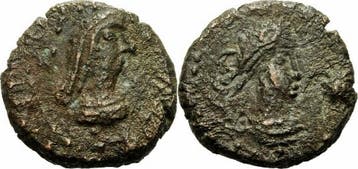 326-327 Rheskuporis Koenigreich Bosporus Constantinus I Æ.., Verzenden