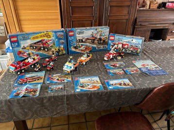 Lego Set - City - City brandweer en kustwacht lot, Nieuw