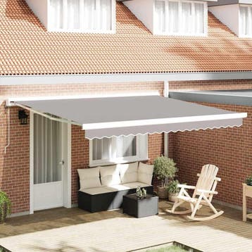 Zonwering 4x3.5m canvas - retourdeal 61% korting, Overige typen, Ophalen of Verzenden, Zo goed als nieuw, 250 cm tot 450 cm